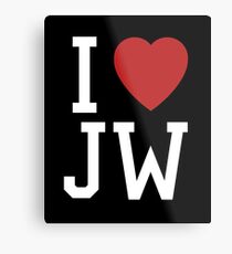 I Love Joss Whedon Metal Print