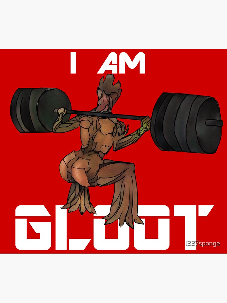 Thumbnail 3 of 3, Sticker, I am Gloot designed and sold by l337sponge.