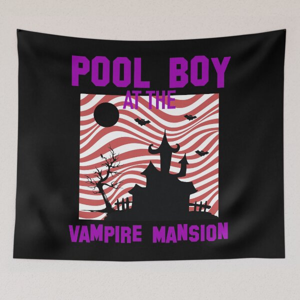 Item preview, POOL BOY AT THE VAMPIRE MANSION  designed and sold by DallinLebsack.