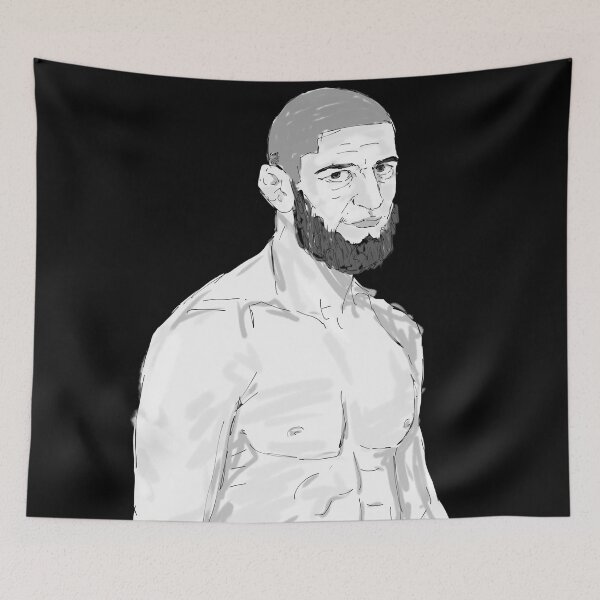Item preview, Khamzat Chimaev illustration designed and sold by KennyLucky.