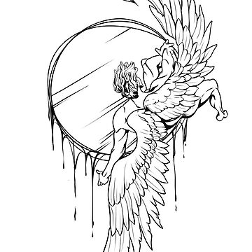 Fall Of Icarus, Greek Mythology Sticker by Science Source - Fine Art America