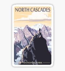 Nordkaskaden Nationalpark Washington State USA Reisen Aufkleber Sticker