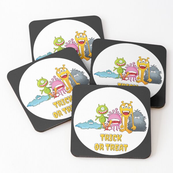 Item preview, Cute Halloween Monsters - Trick or Treat Gang designed and sold by SleepyTimeTales.