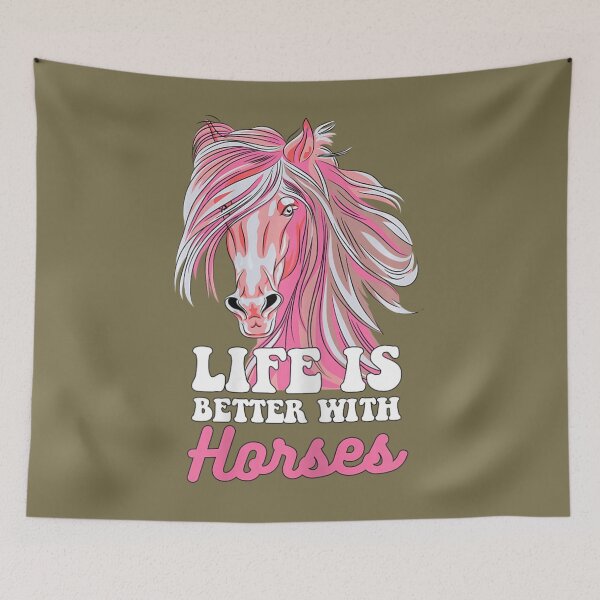 Item preview, Womens Horseback Riding Cartoon Art Horse Lover For Girls designed and sold by FloraDin.