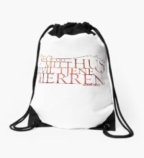 Jeg og mitt hus Drawstring Bag