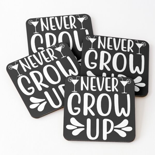Item preview, Never Grow Up designed and sold by AdventArt.