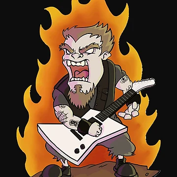 Artwork thumbnail, Fiery Rocker  by ButleAnne21
