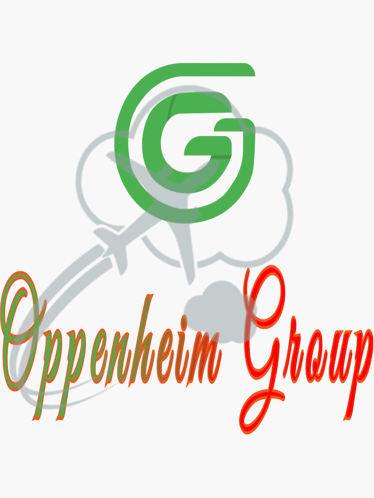 "oppenheim group The design is oppenheim Jason Real Estate Art" Sticker for Sale by