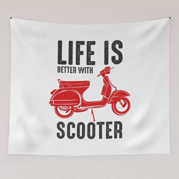 Item preview, Scooter Rider Scootering Motorbike Moped Funny designed and sold by CuteDesigns1.