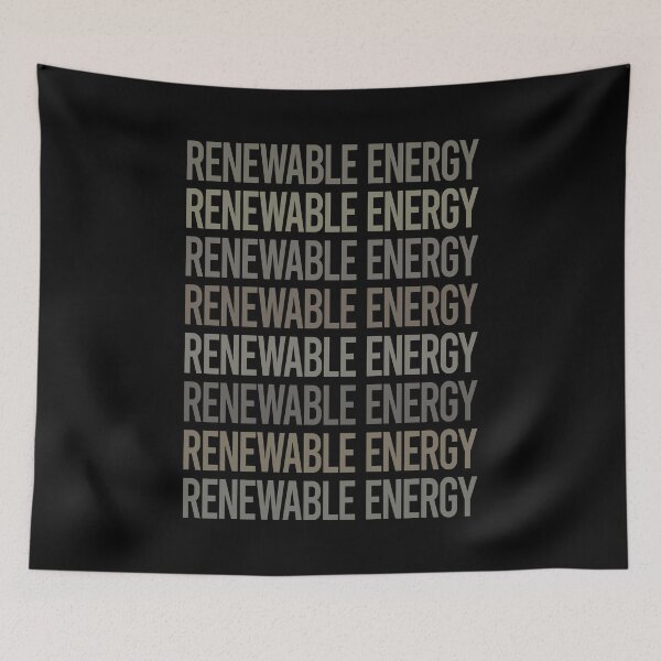 Item preview, Gray Text Art Renewable Energy designed and sold by TarynBrown3126.