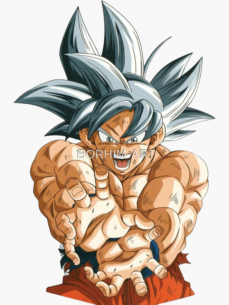 dragon ball goku  Sticker for Sale by BORHIM-ART