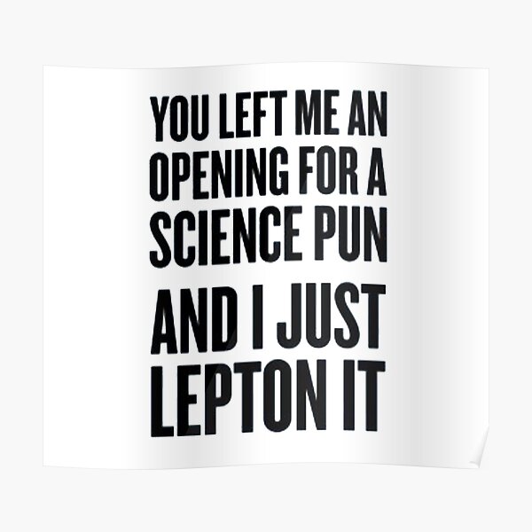 Lepton It Poster