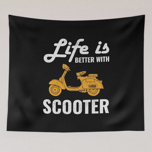 Item preview, Scooter Rider Scootering Motorbike Moped Funny designed and sold by CuteDesigns1.