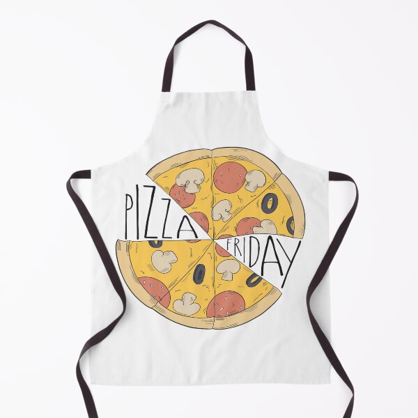 Item preview, Happy Pizza Friday Night Italian Mushroom Pepperoni Pizza Lovers designed and sold by Aleodor.