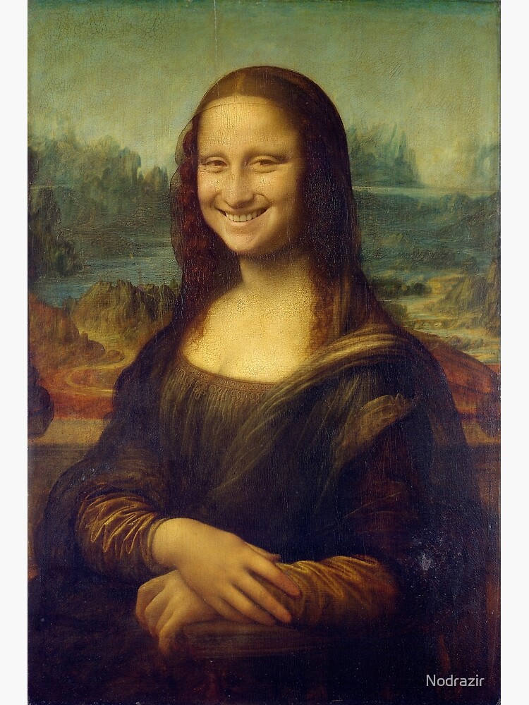 Mona Lisa Laughing | Poster