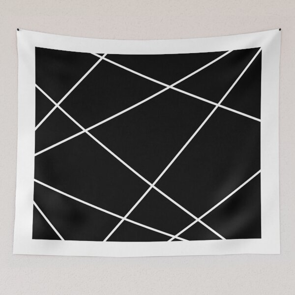 Item preview, Geometric abstract - black and white. designed and sold by K.S ART.