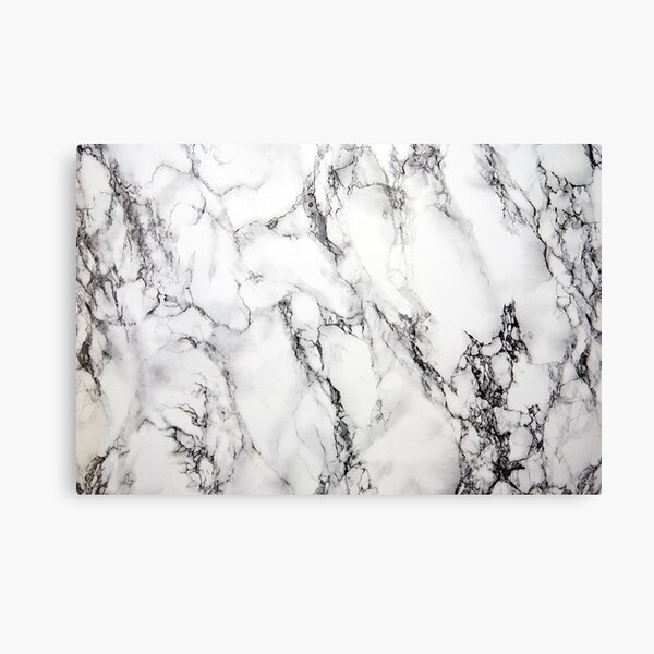 White Marble Canvas Print