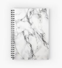 Cuaderno de espiral Mármol blanco