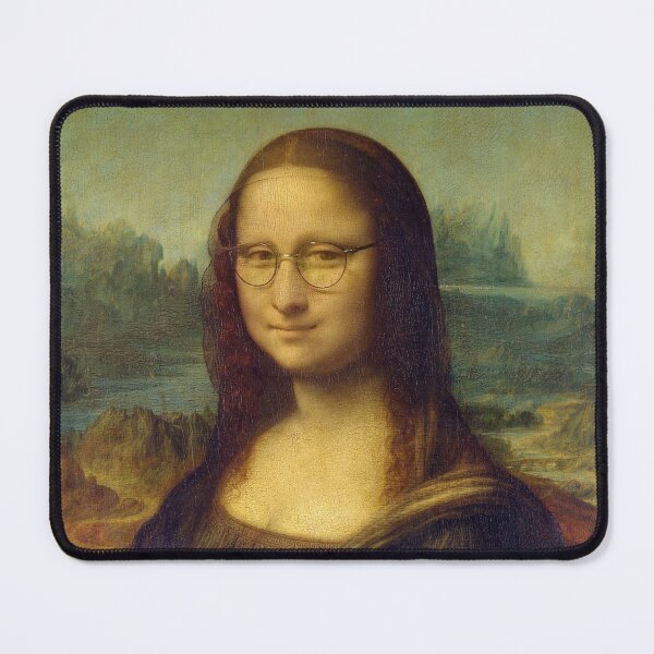 Item preview, Mona Lisa with Glasses designed and sold by Nodrazir.