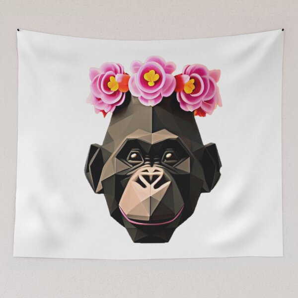 Item preview, flower crown monkey designed and sold by marjard.