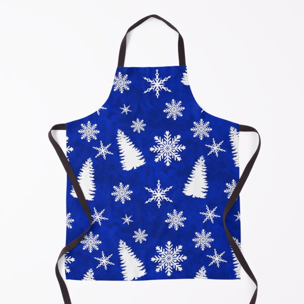 Item preview, White Christmas Tree Snowflake Design Blue Background designed and sold by AraljanFusion.