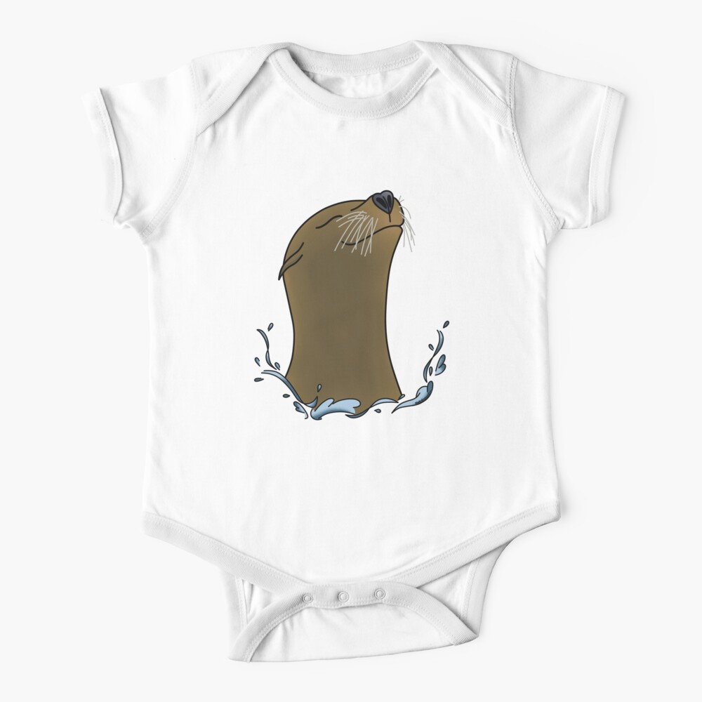 Happy sea lion Baby One-Piece