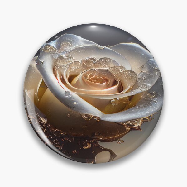 Item preview, White Rose With Raindrops, Macro Background, Close-up designed and sold by Unwind-Art-Work.