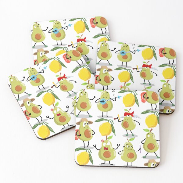 Item preview, lemon and avocado designed and sold by MYWMC.