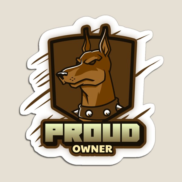 Item preview, Orgulloso propietario de Red Doberman Pinscher designed and sold by Shaarmeyn.