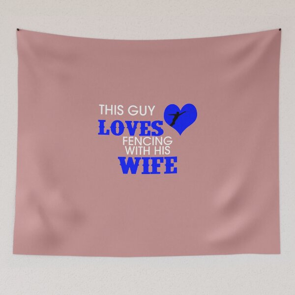 Item preview, This Guy Loves Fencing With His Wife  designed and sold by AlwaysAwesome.