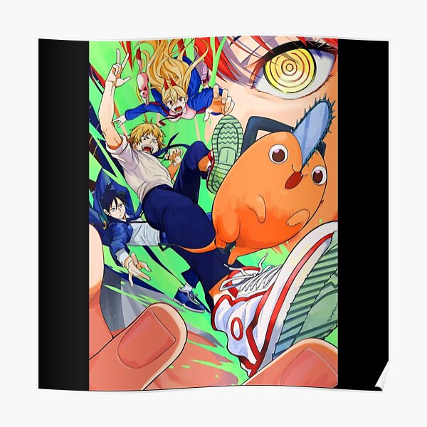 "Chainsaw man Poster outro" Poster for Sale by Lalunestore Redbubble