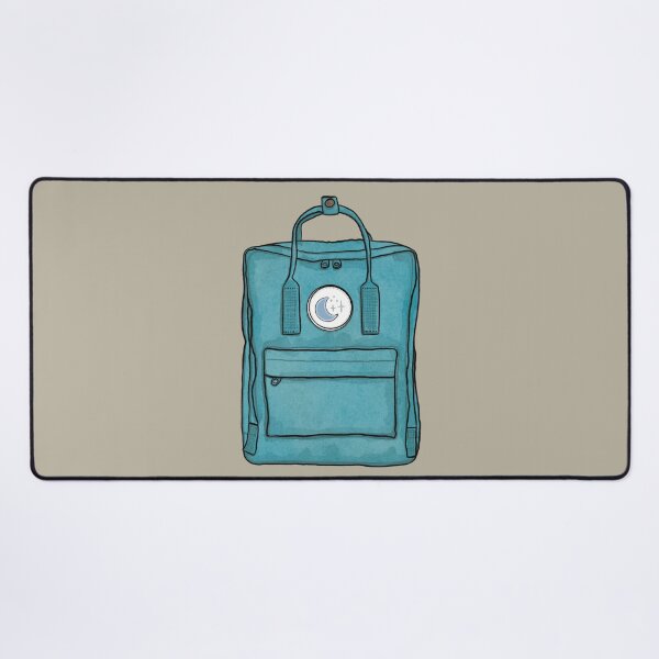 Item preview, Aesthetic Backpack School Bag Moon Stars Pastel Turquoise  designed and sold by northernhugs.