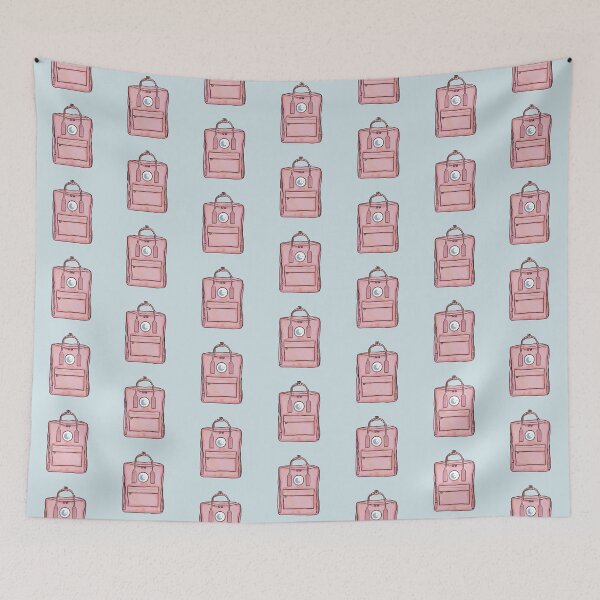Item preview, Aesthetic Backpack School Bag Moon Stars Pastel Pink  designed and sold by northernhugs.