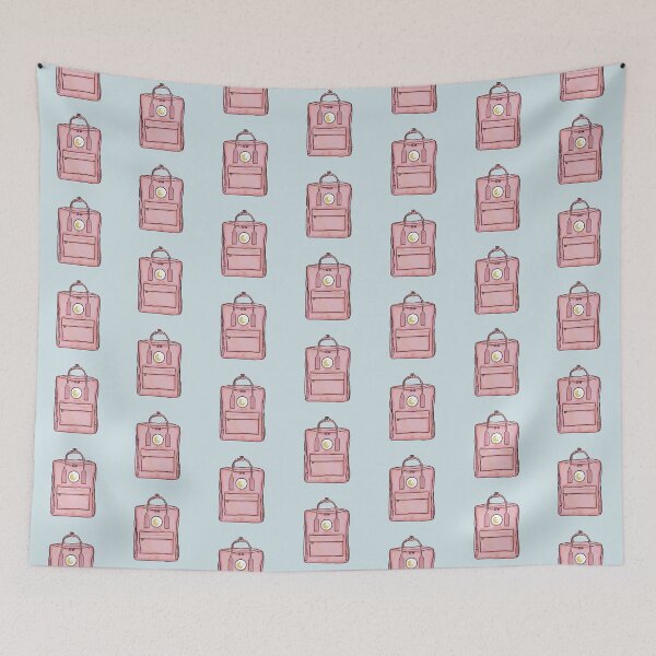 Item preview, Aesthetic Backpack School Bag Moon Stars Pastel Pink  designed and sold by northernhugs.