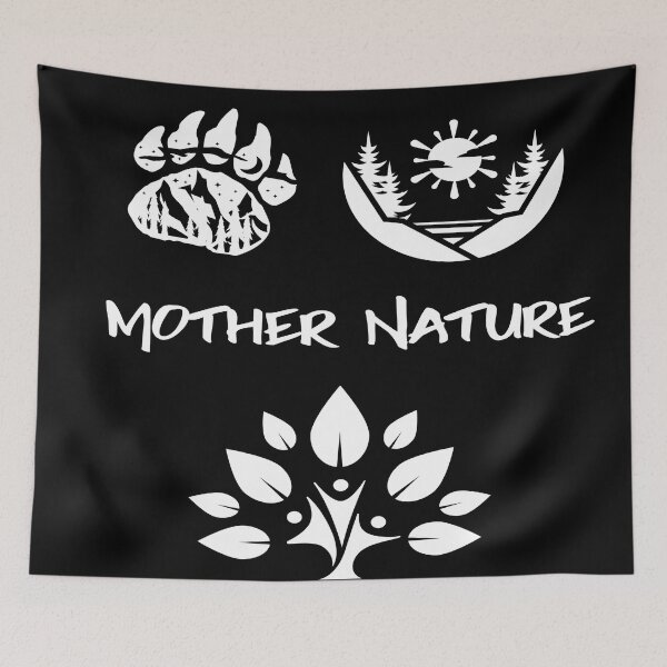 Item preview, Mother Nature  - Motivational Nature Inspiring Quote designed and sold by ArtOfStars.