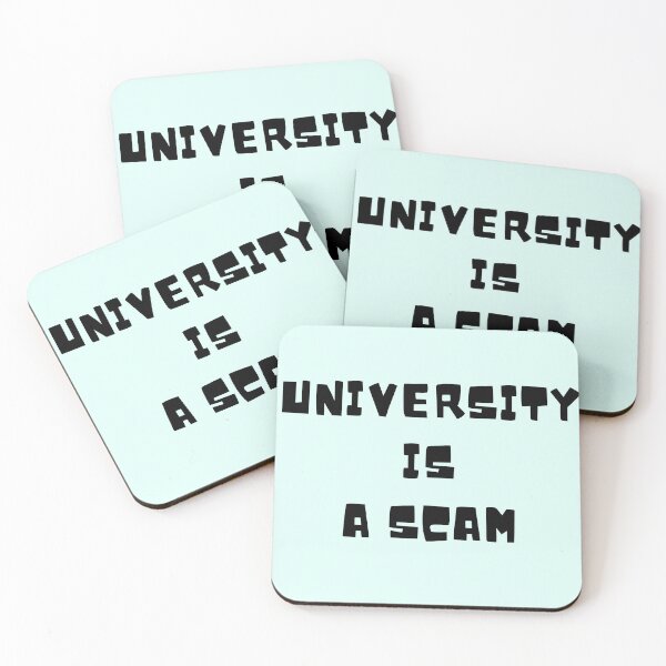 Item preview, University is a Scam  designed and sold by Endeavour-Tees.
