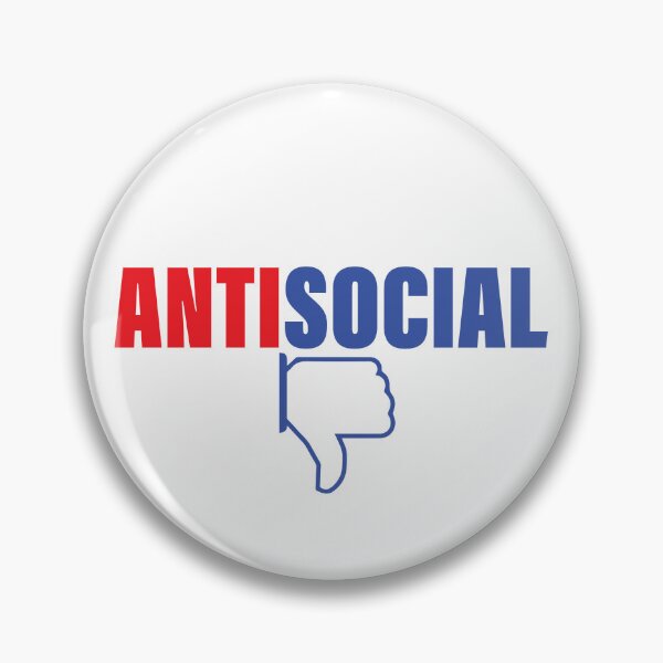 Item preview, Antisocial logo designed and sold by jfcreations.