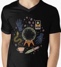 Camiseta de cuello en V Veo tu futuro