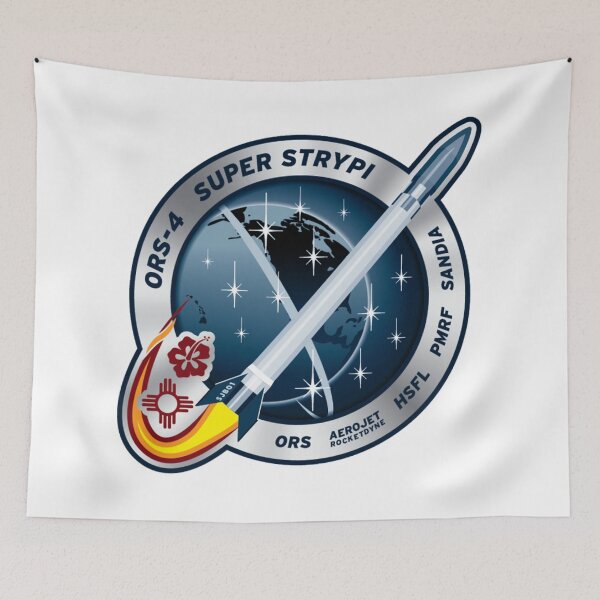 Item preview, ORS-4 (Super Strypi) Mission Logo designed and sold by Nikki SpaceStuffPlus.