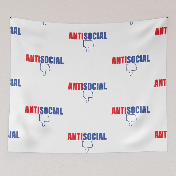 Item preview, Antisocial logo designed and sold by jfcreations.