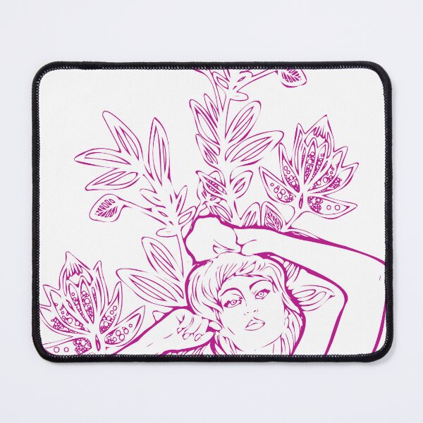 Artikelvorschau, Sleepy Girl Poster Pink Minimalistic entworfen und verkauft von goedesign.