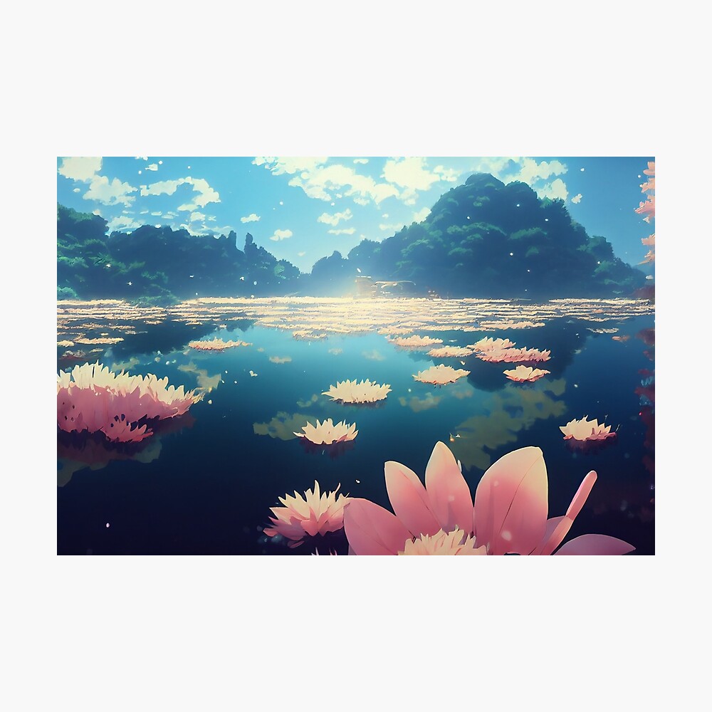 Hatsune Miku, vocaloid, lotus, luminos, manga, lake, water, butterfly,  girl, HD wallpaper | Peakpx