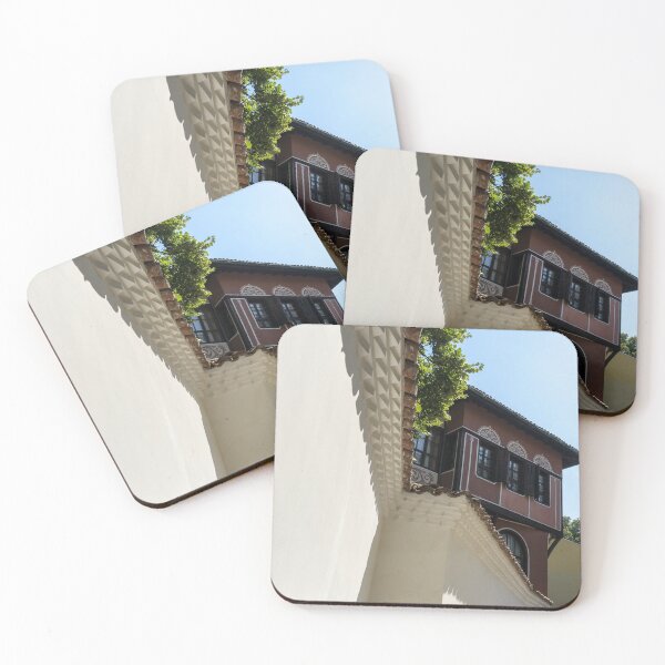 Item preview, Eighteenth Century Geometry - Old Town Plovdiv Revival House with High Walls designed and sold by Georgia Mizuleva.