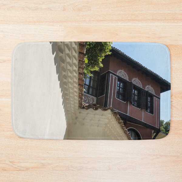 Item preview, Eighteenth Century Geometry - Old Town Plovdiv Revival House with High Walls designed and sold by Georgia Mizuleva.