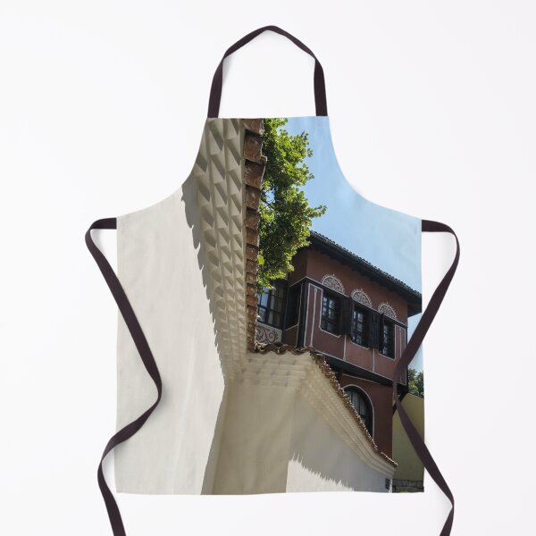 Item preview, Eighteenth Century Geometry - Old Town Plovdiv Revival House with High Walls designed and sold by Georgia Mizuleva.