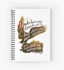 Under hans vinger Spiral Notebook