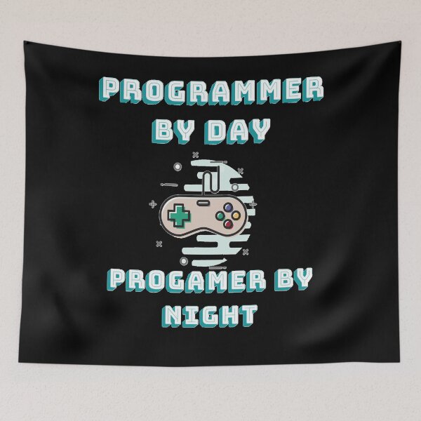 Item preview, Funny gaming(PROGRAMMER BY DAY PROGAMER BY NIGHT) Classic designed and sold by RALPHTHOMASw.