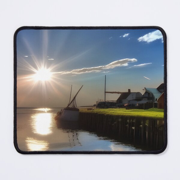 Item preview, Fishing Village Morning designed and sold by MonatheExplorer.