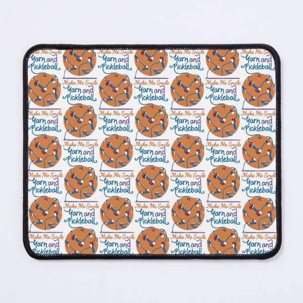 Item preview, Pickleball and knitting | Yarn and pickleball make me smile designed and sold by Palteeshop.