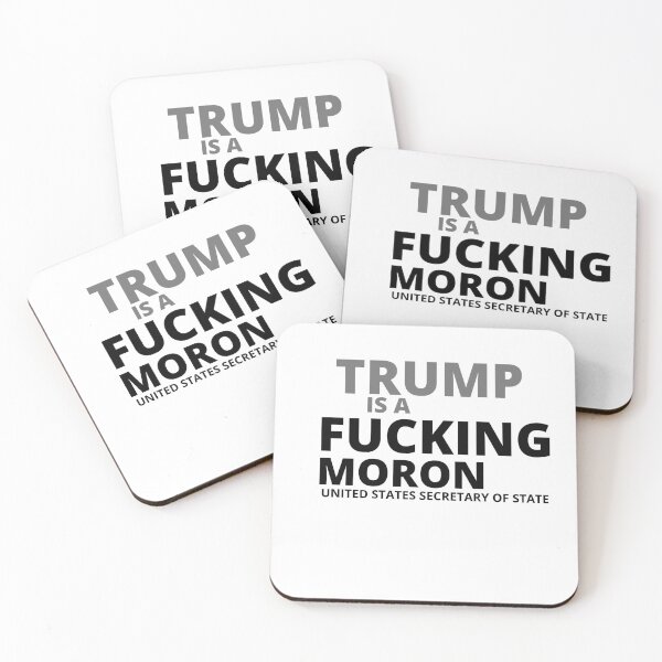 Item preview, TRUMP IS A FUCKING MORON designed and sold by selly1232.
